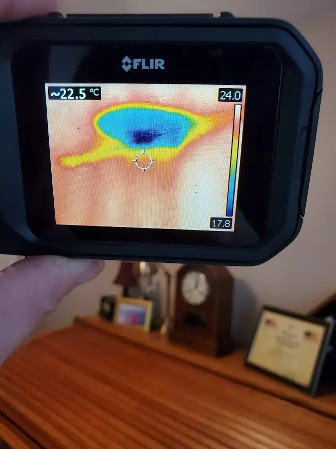 Thermal imaging inspection for water damage in Cocoa
