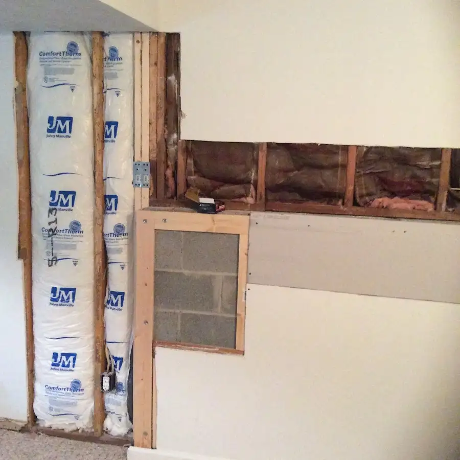 Wall insulation replacement during Odor Removal & Deodorization in Cocoa